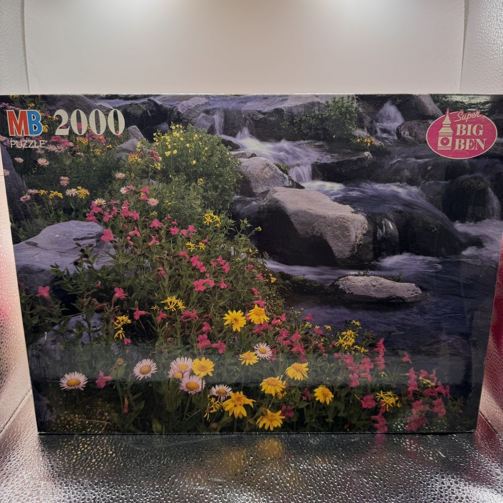 1992 MB Big Ben Jigsaw Puzzle Mt. Rainier, WA 2,000 Piece NEW SEALED!